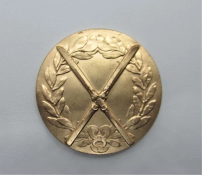 £47.42 • Buy VTG Pinches Of London Ski Medal Medallion Coin Crossed Snow Skis John Pinches