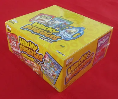 2014 Wacky Packages Ans12 Sealed Box (24pks/10 Stickers) In Excellent Condition • $99.95