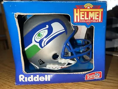 Seattle Seahawks VINTAGE Riddell Micro Helmet TEAM Throwback Edition W/box￼ • $20.09