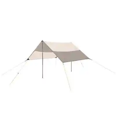 Easy Camp Tent Tarp 2.6x2 M Grey & Sand Outdoor Recreation Camping Hiking VidaXL • £65.99
