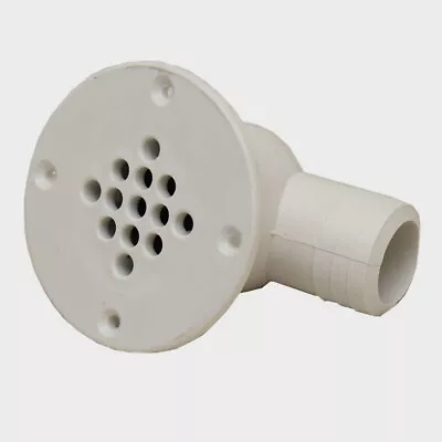$33.84 • Buy Fountain Boat Scupper With Ball Elbow Drain | 1 1/2 Inch White