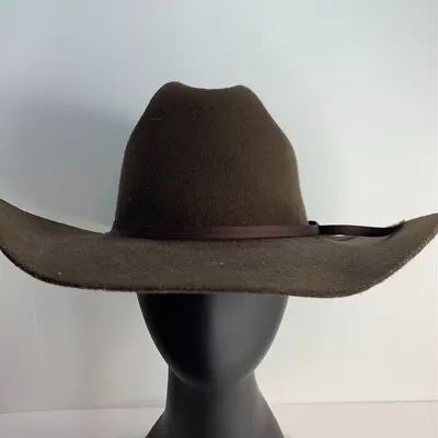 Twister Hats By M&F Youth Size X-Large Brown Wool Cowboy Hat • $19.99