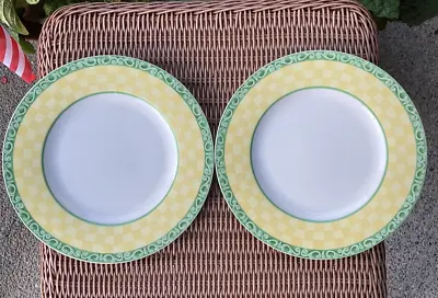 Villeroy & Boch Acacia Switch Summerhouse ❤️ 2 Dinner Plates (4 Available) 10.5  • $13.50