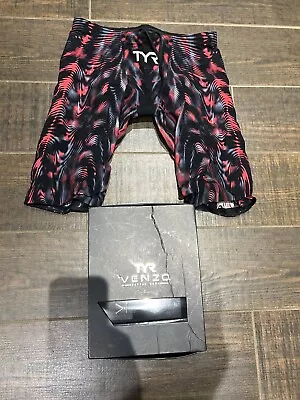 Sprinter TYR Venzo Steel Red Genesis Jammer Tech Suit High End Speed Suit Size27 • $130