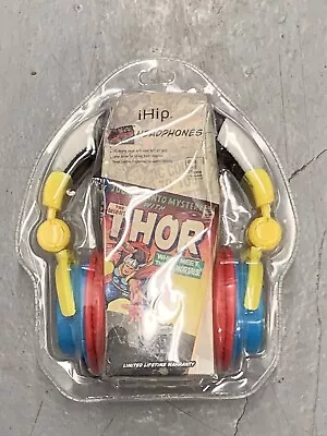 2012 IHip Marvel Comics The Mighty Thor  DJ Vintage Print Headphones Rare  • $25
