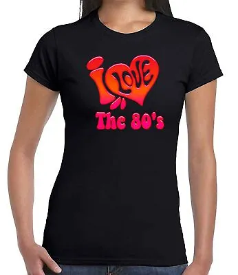 I LOVE THE 80'S Ring Spun Super Comfy T-Shirt  Old School 80's Retro Fun Shirt • $12.90