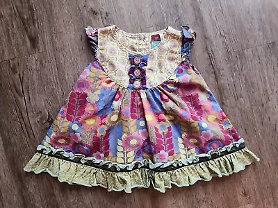 Matilda Jane Girls 12m Baby Toddler Chasing Daisy Dress Heart Soul Boutique  • $28.99