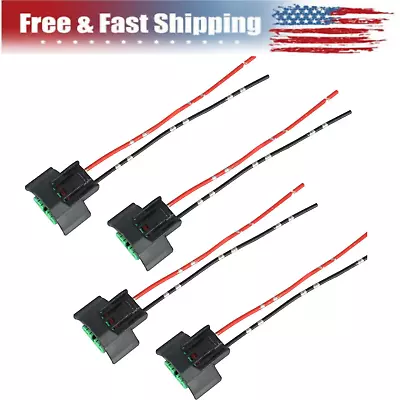 For Head Light Low Beam Bulb Plug 4PCS Wire Pigtail Female C H11 H9 Harness • $111.15