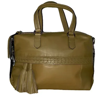 $115 • Buy NWT Joelle Hawkens By Treesje Daphne Duffle Bag Purse Crossbody Genuine Leather