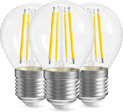 G45 Led Bulb E27 Golf Ball Bulb Pack Of 3 Screw In Light Bulb 4W Bulb • £6.89