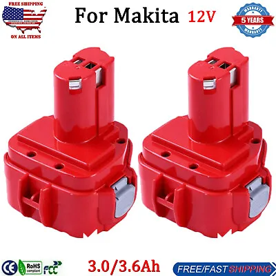 PACK 3.6Ah 12V NiMh Replacement For Makita Battaery 1200 1222 1220 1201 1233  • $16.99