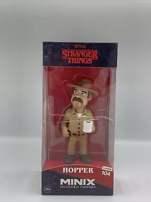 MINIX - Jim Hopper - Stranger Things Netflix Series - Vinyl Figure - #104 NIB • $17.99