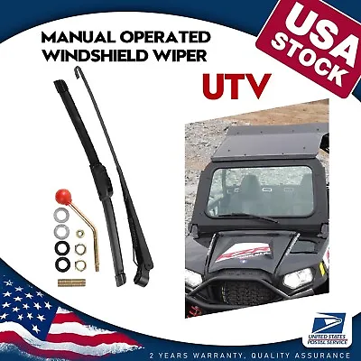 Universal Manual Wiper Accessories Manual Windshield Wipe Set Replacement Kit • $10.88