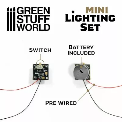 Mini Lighting Set With Switch And CR927 Battery- Warhammer 40K Scenery Landscape • $7.10