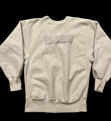 Vintage Champion Reverse Weave Harvard University Sweatshirt Men’s Large • $68.99