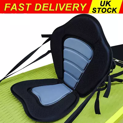 Deluxe Kayak Seat Adjustable Sit On Top Canoe Back Rest Support Cushion Safety • £21.89