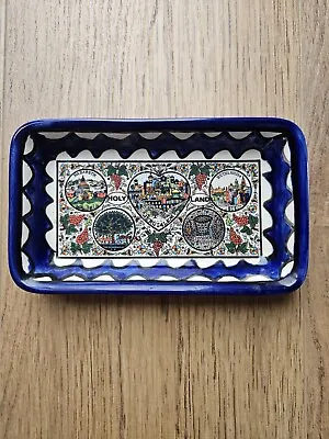 Armenian Ceramic Decorated Tray Holy Land • £6.99