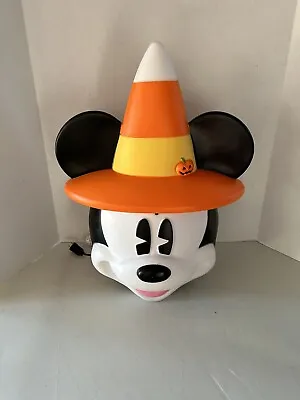 Disney Halloween 2023 Lighted Mickey Mouse Candy Corn Hat Blow Mold NEW • $89.99