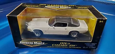 1:18 Scale Ertl American Muscle Die-Cast 1970 Chevy Camaro - White • $40