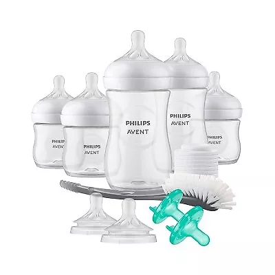 Philips Avent Natural Baby Bottle Newborn Gift Set - Clear - 18ct • $32.99