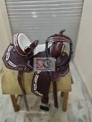 Western Leather  Barrel Horse Saddle Tack Set 10  To 18  Free Shipping • $364.10