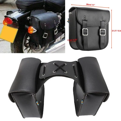 $65.99 • Buy Motorcycle Side Saddlebag Luggage Tool Bag  For Yamaha V Star 1100 650 Classic