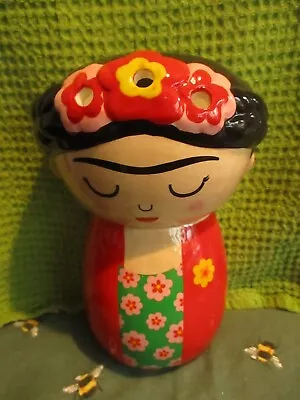 FRIDA KAHLO VASE/PLANTER  BY Sass &Belle NEW IN BOX Fab  Gift • £10.99