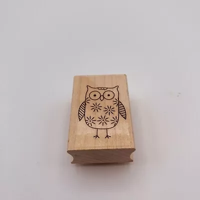 Owl  Rubber Stamp Wood Mounted • $3.99