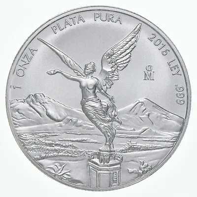 2016 Libertad 1 Onza Ounce Oz Mexico Mexican Silver BU • $39.95