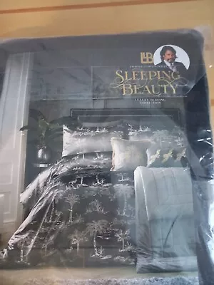 Laurence Llewlyn-bowen 'oasis' Luxury Kingsize Duvet Set  Slate Grey  Bnwt • £38