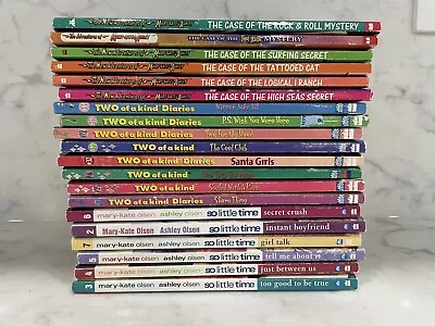 Mary Kate And Ashley Olsen Lot Of 20 Books The New Adventures Of Two Of A Kind • $25