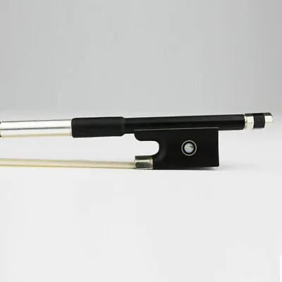 Special Offer New 1/2 Size Black Carbon Fiber Violin Bow Pernambuco Performance • $23.48