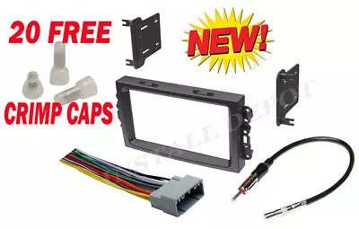 05-07 Complete Stereo Installation Dash Kit Harness Antenna Jeep Grand Cherokee • $16.85