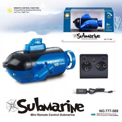 Au Mini RC Submarine Electric Toy Submarine Mini Remote Control Radio Boat Gift • $43.96