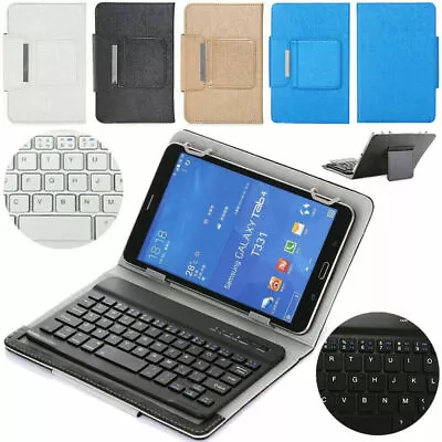 For Lenovo Tab 10 M10 E10 P10 10.1 Inch M8 M7 Tablet Leather Keyboard Case Cover • $28.99