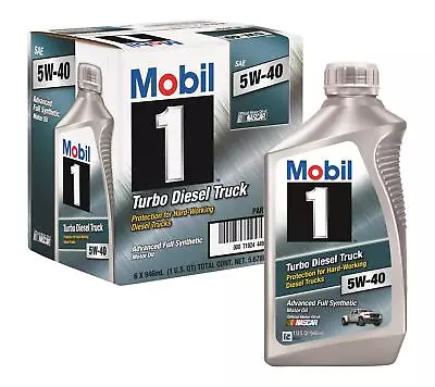 Mobil 1 Turbo Diesel Truck Motor Oil 122253 • $29.73