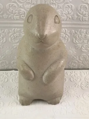 Alva Museum Replicas Rabbit Soapstone Sculpture Signed Heavy Vintage (1976) • $47.99