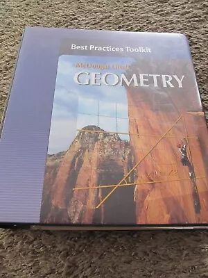 McDougal Littell  GEOMETRY Larson 2007 BEST PRACTICES TOOKIT Binder • $9.99