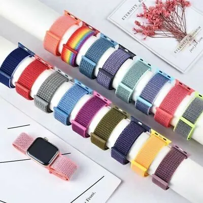 Nylon Watch Band Strap 40/44/45/49mm For Apple Watch Series Ultra 8 7 6 5 4-1 SE • $8.09