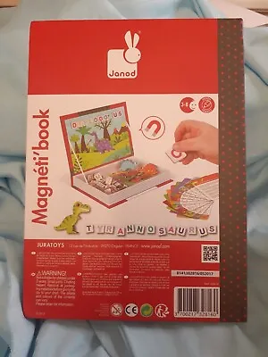 £17.25 • Buy Janod Magneti'book Dinosaur Magnetic Play And Learn Set Multi Lingual