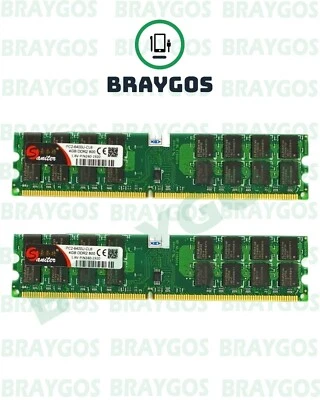 £15.45 • Buy For AMD CPU Motherboard Desktop Memory RAM 8GB 4GB DDR2 800MHz 240 PIN PC2-6400 