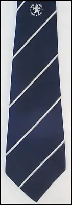 Vintage Tie Navy/white 1977 Rampant Horse Logo Men's Tie • £8