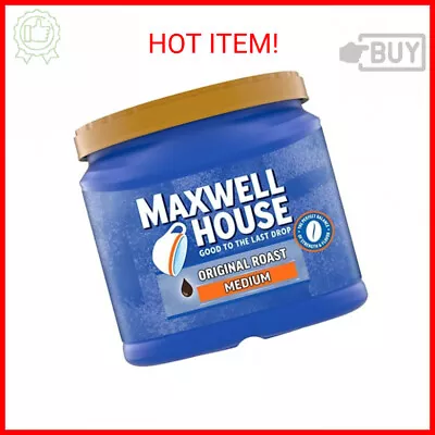 Maxwell House The Original Roast Medium Roast Ground Coffee (30.6 Oz Canister) • $11.52