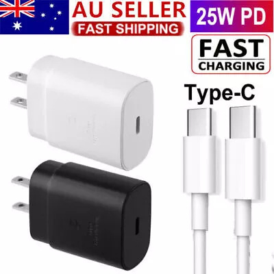 Universal For Samsung 25W Super FAST Wall Charger Type C Note S8/10/S20/S20/S21+ • $5.99