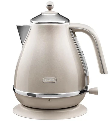 $119.99 • Buy De'Longhi Icona Metallics Kettle Electric Water Boiler 1.7L 2000W Beige