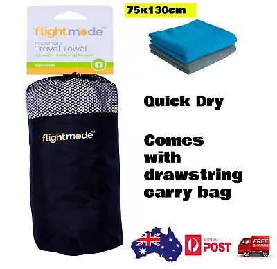 $32.95 • Buy 2x Large Microfiber Travel Towel Sport Beach Towels Ultra Absorbent & Quick Dry 