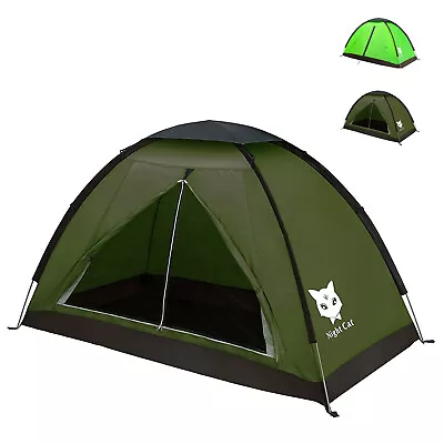 Camping Hiking Tent 2 Person Waterproof Outdoor Pop Up Folding Tent Sun Shelter • $49.98