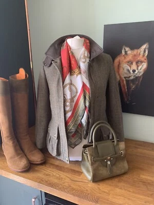 £70 • Buy Joules Field Coat Size 10 Toad Green 