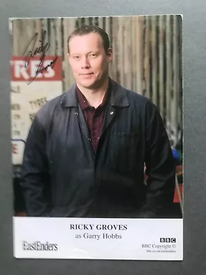 Ricky Groves Autograph Signed Photograph / Garry Hobbs EastEnders TV Star • £5