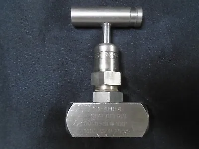 Whitey Swagelok 4PDF4 Stainless 6000psi Needle Valve 1/4NPT Fast Free Shipping • $25